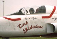 close view of a Turkish Stars pilot